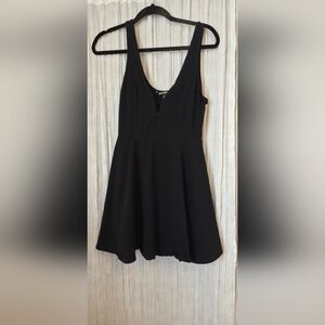 Express Black Sleeveless Skort Dress